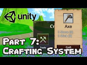 3D Survival Game Tutorial | Unity | Part 7: Crafting System (UI)