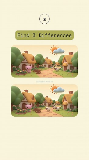 Can You Spot 3 Differences? | Task 142 | Difference Image spy