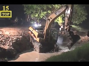 Top 15 Crazy Excavators Accident / Fail Caught On Tape Compilation 2017