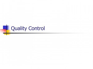 Quality Control - SlideServe