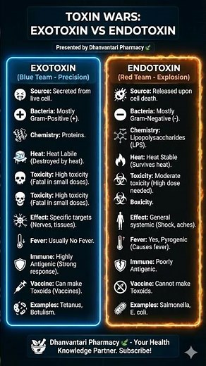 Exotoxin vs Endotoxin Difference