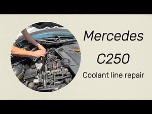 Fixing the Mercedes-Benz C250's notorious leaky coolant pipe