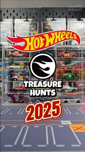 Hot Wheels Treasure Hunts 2025 Complete Collection - All 15 Cars Revealed!