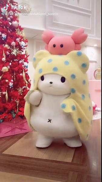 タニシ...？ #まるもふびより #モップ #サンリオ #おうちxmas #みんなでtiktok #みんな集まれ #モップが踊る動画 #foryourpage #meme