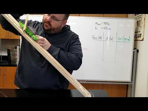 AP Physics 1 - Work Energy Theorem Lab