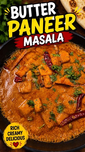 Restaurant Style Butter Paneer Masala 🤤 | Creamy Paneer Curry in Just Minutes! #shorts
