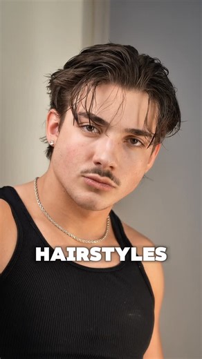 Elijah Forcier on Instagram: "wet look hairstyle tutorial ✨ . . . . #hairtutorial #haircut #hairtransformation #hairtrend #hair #barber #hairstyles"
