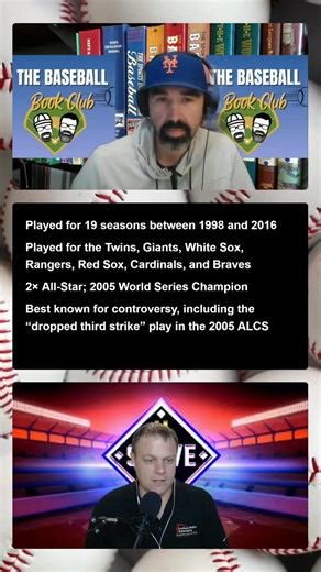 Can you name this player that was known for creating controversy, especially in the 2005 ALCS? #mlb #baseball #sports #trivia #picturechallenge #picture | Rounding Third Baseball