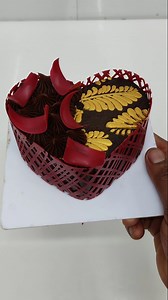 New design mini heart shape chocolate cake decorating ideas #reels #viral #minichocolatecake #heartshapecake #cakedecoratingvideos | Santosh cake chef