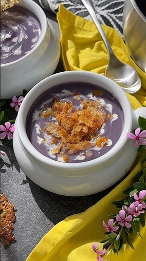 The Most Beautiful Soup I’ve Ever Made 💜 Wait for the Parmesan Crunch 😋