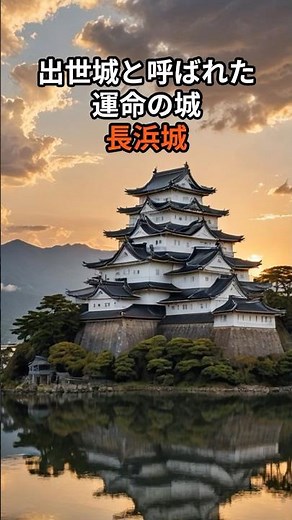 出世城と呼ばれた運命の城 長浜城 #城 #要塞 #歴史 #日本史 #築城 #城跡 #日本 #城主 #shorts