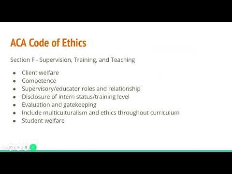 Ethics and Current Issues in Counseling - CES Comps Review