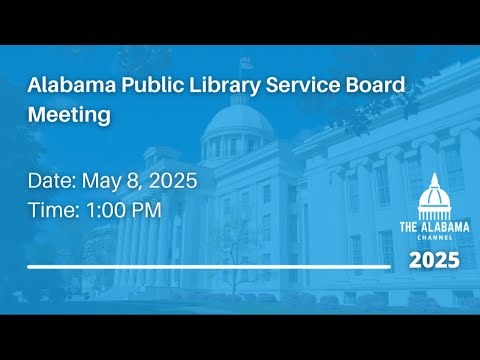 Alabama Public Library Service Board Meeting