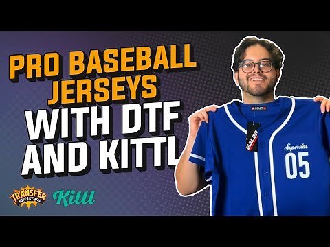 How to Design and Press Baseball Jerseys with Kittl and DTF Printers