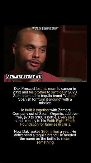 Dak Prescott’s $60M Tequila Turnaround: Mom’s Cancer Fuels Volteo Empire