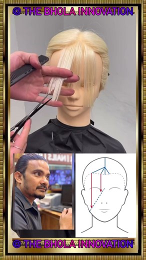 How to Cut Bangs with Layers | Watch Carefully, Practice & Perform