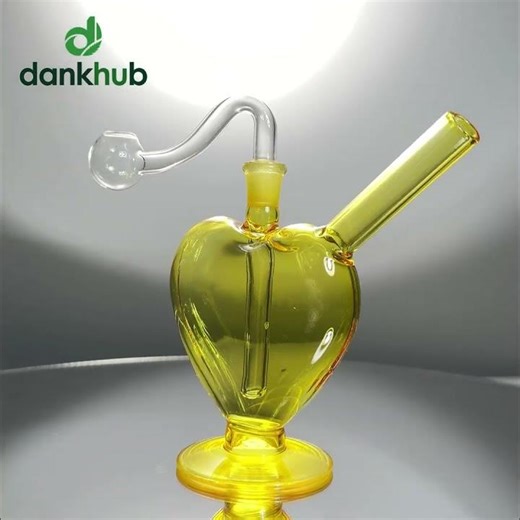 Love at First Hit | Heart-Shaped Glass Bubbler Review & Demo