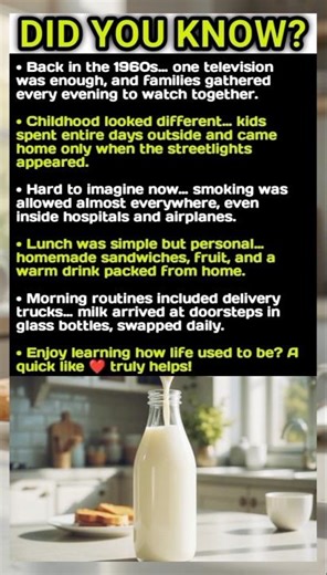 Life in the 1960s Was Very Different