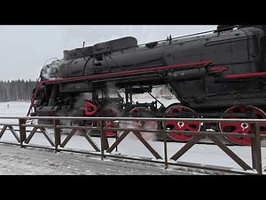 Vintage Steam Locomotive in Motion – Chugging, Whistles & Smoke! Views with the sound of wheels. 4K