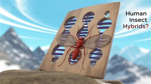 Can Human and Insect DNA Combine Naturally?😱