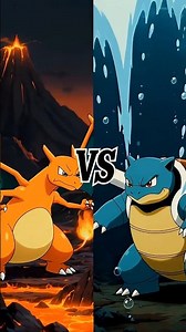 🔥🌋 Charizard VS Blastoise 🫧💦