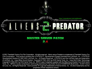 Aliens vs. Predator 2 Master Server Patch (2.4) file