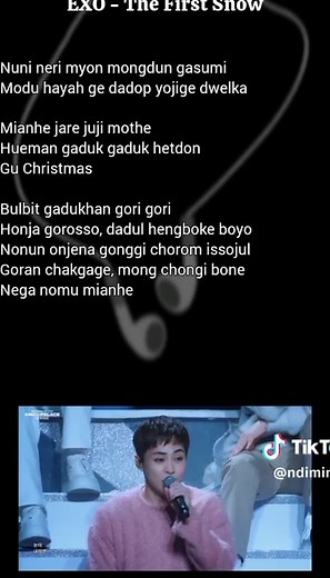 EXO - The First Snow, Lyrics #easylyrics#kpoplirik#exol#exo#thefirstsnow