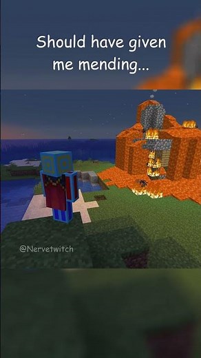 VILLAGER SHOULD HAVE GIVEN MENDING | Minecraft Skits