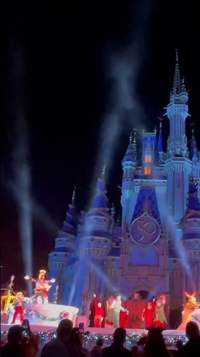 Disney World Christmas Party. Jingle Bells w/ All Disney Characters. Hosted By Mickey & Minnie Mouse