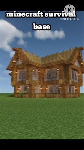 minecraft survival base | 50 likes for tutorial!! #minecraft #house #tutorial