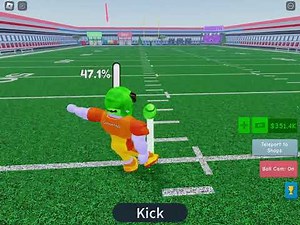 How to play field goal simulator on roblox tutorial