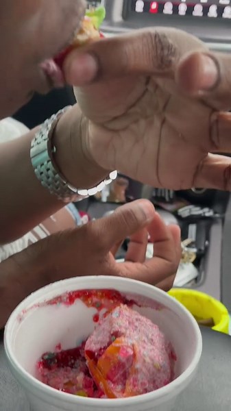 Trying a Sweet and Tangy Snack Challenge in the Car!