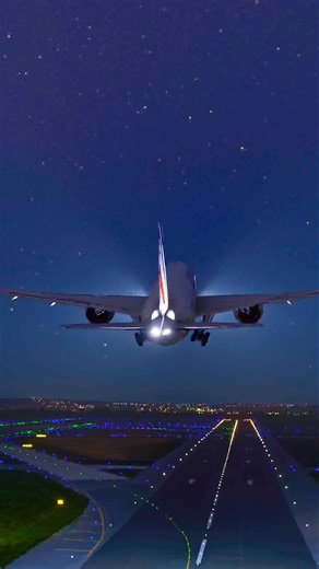 Boeing 787 blasting off into the starry sky | Microsoft Flight Simulator