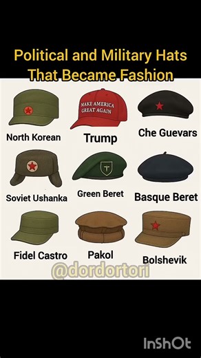 Political and Military Hats That Became Fashion, #facts #politics #military #history #hat #fashion