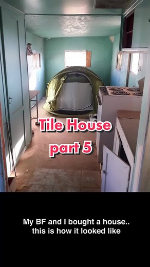 #tilehouse #homemakeover #woodwork #fyp