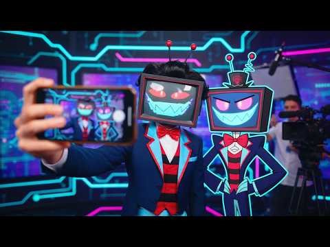 What if HAZBIN HOTEL Was REAL?🎵(Alastor, Charlotte, Vox, Lucifer etc.)