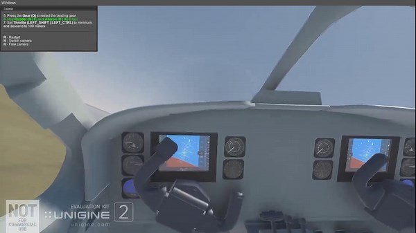 #simulation #flightdynamics #aviation #unigine #jsbsim #realtimesimulation | Mohab Abd ElMohsen