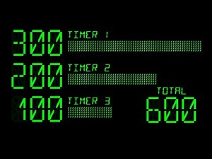 BCG Multi Timer Countdown (300, 200, 100 Sec Fade Effect) Remix Wii Party U Can't Catch Mii Replay
