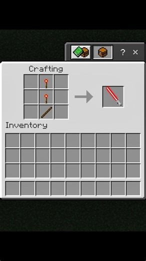 how to craft laser sword 🔥 IN MINECRAFT 💀#minecraft #laser #sword #viralshort