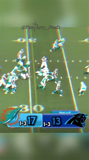 Panthers 17 points comeback vs dolphins recap👀🔥 #shorts