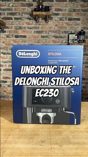 Unboxing The DeLonghi Stilosa EC230 #coffee #shorts #coffeemachine