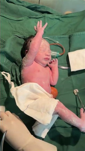 Dancing Through the First Cut ✂️ This Baby Is Full of Life 💖 #NewLife