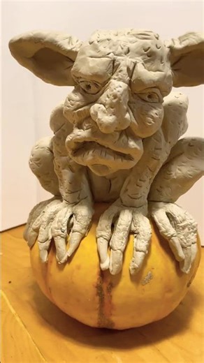 Sculpting a Gargoyle with Homemade Clay
