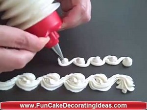 Icing Border | How to Pipe an S-shaped Shell Border | Piping Border | How To Make Icing Shell Border