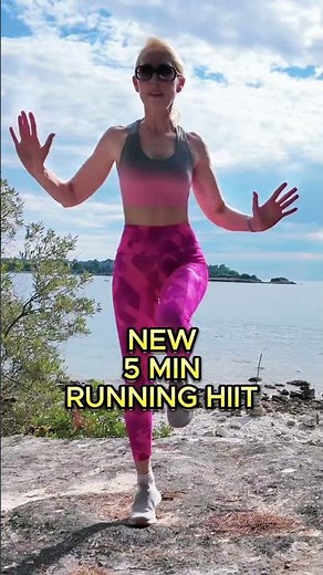 5 Min Running HIIT Workout | Quick Fat Burn Cardio at Home