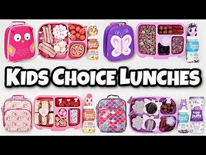 Kids Choice Lunches *NO BUDGET* PINK vs PURPLE