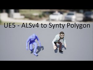 UE5 - ALSv4 Retarget for Synty Polygon