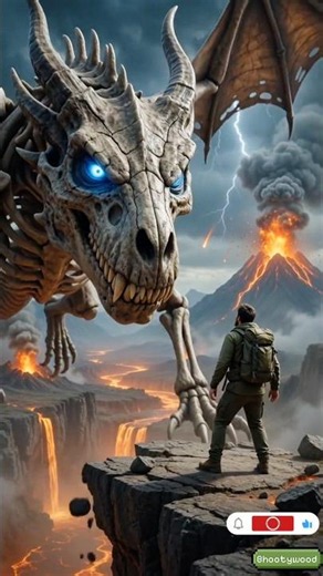 Monster Horror Story in Hindi 😨 | Skeleton Dragon Attack | #shorts