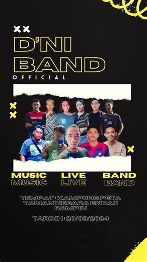 ‼️INFO TERBARU..D’NI COMEBACK. TEMUI KAMI DI PERKAMPUNGAN PETA TAMAN NEGARA ENDAU ROMPIN PADA 20/9/24.‼️. #jakunjohor #penghiburbawahkhemah🎶🎵 #dnibandofficial #kakigogohadir💃💃