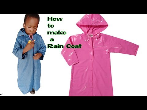 Let's Cut and Sew A Raincoat with a Hoodie. (Informative and Beginner Friendly)#Raincoat #rain